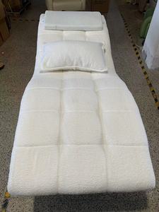 Cama de belleza con altura de cabezal ajustable, movimiento ascendente y descendente, y dispositivo para rizar pestañas en ángulo cruzado, venta directa de fábrica - Product Image 5