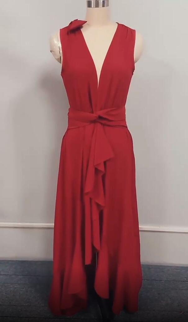 Wholesale Loose Beach Sundress Print Sexy Summer Dresses