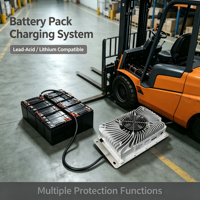 Chargeurs embarqués (OBC) de haute qualité 3,3 kW pour voitures électriques et chariots élévateurs/empileurs, certifiés CE, étanches IP67, refroidis par air