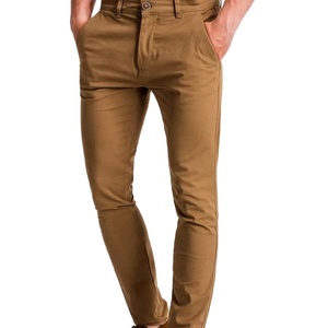 Pantalon homme coupe droite, haute élasticité, style décontracté, léger, en spandex/polyester respirant - Product Image 1