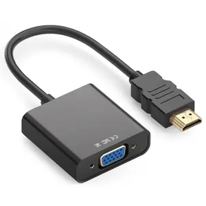 Hoge Kwaliteit Goedkope Prijs 1080P Naar Vga Adapter Mannelijke Naar Vrouwelijke Adapter Audio Videokabel