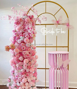Camino <span class=keywords><strong>de</strong></span> Flores Artificiales para Decoración <span class=keywords><strong>de</strong></span> Bodas, Guía <span class=keywords><strong>de</strong></span> Pasillo para Bodas, Decoración <span class=keywords><strong>de</strong></span> Propuesta <span class=keywords><strong>de</strong></span> Matrimonio, Hilera <span class=keywords><strong>de</strong></span> Flores Rosadas - Product Image 2