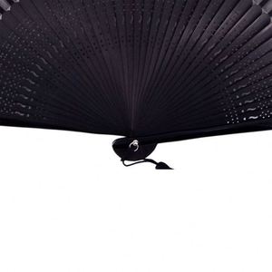 Abanico de Mano de Bambú Personalizado, Hecho a Mano, con Plumas de Pavo de 11 Pulgadas, Estilo Romántico, Duradero, de Plástico, Elegante y Práctico - Product Image 5