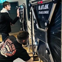 Jeu interactif d'intérieur de vitesse de réaction pliable avec chronomètre de test, défi de dextérité pour carnaval, parcs d'attractions et centres commerciaux