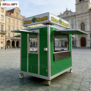 Carritos de Comida Callejera con Cocina, Remolques de Comida con Barra de Servicio, Remolques de Concesión para Dulces y Jugos al Aire Libre - Product Image 6