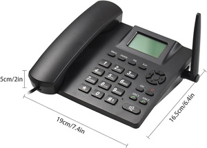 GSM Sim Thẻ kép cố định dòng điện thoại với FM Đài phát thanh đa ngôn ngữ hỗ trợ lý tưởng cho kinh doanh & sử dụng nhà 995 - Product Image 6