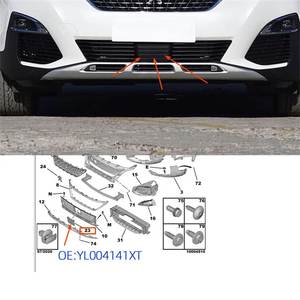 <span class=keywords><strong>Peugeot</strong></span> 3008 4008 <span class=keywords><strong>5008</strong></span> 2016-2019 Nouvelle calandre inférieure centrale de pare-chocs avant avec cache crochet de remorquage noir 98116922XT YL004141XT - Product Image 6