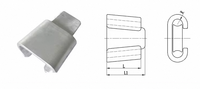 Connecteur à coin parallèle en aluminium pour câble, directement de l'usine, pour ligne électrique