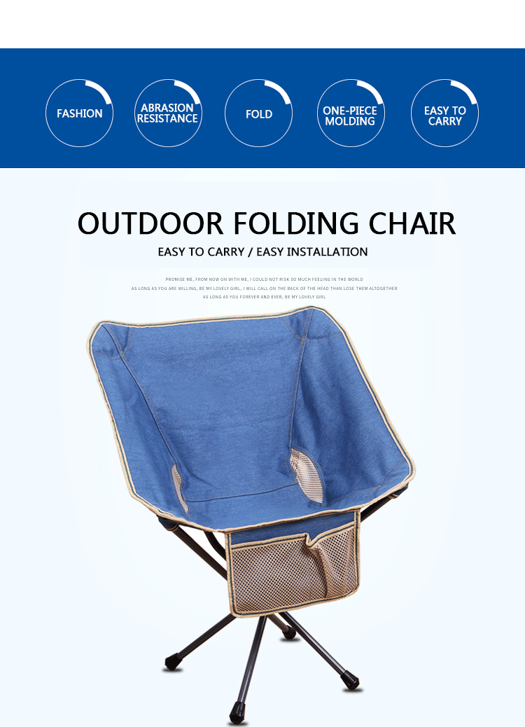 Aluminum 56 X 52cm Folding Adjustable Garden Chairs Folding Fishing Chair With Adjustable Legs