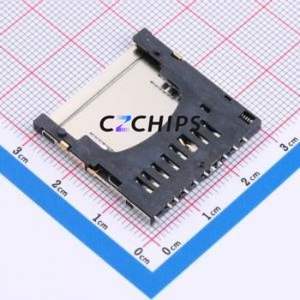 10067847-001RLF SD Card / Memory Card Connector SMD Connector Self-Return Type Standard SD Card Card Holder With - Product Image 2