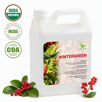 Huile essentielle de Wintergreen 100% biologique, distillée à la vapeur, pour massage, aromathérapie et fabrication de savon, vente en gros, certifiée USDA