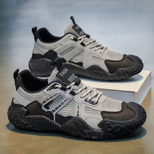 Nouvelles chaussures <span class=keywords><strong>de</strong></span> sport décontractées noires respirantes pour hommes, résistantes à l'usure, pour la randonnée et l'alpinisme - Product Image 2