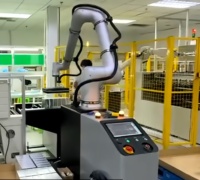 Robot collaboratif de palettisation automatique flexible, programmation facile, Cobot