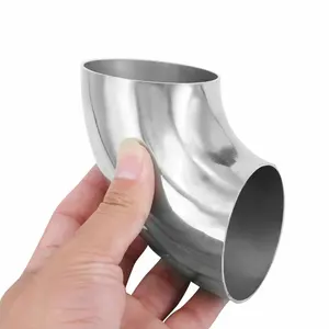 Stainless Steel Material Useful Clamp Butt Welded 90 Degree Elbow Sanitary Elbow