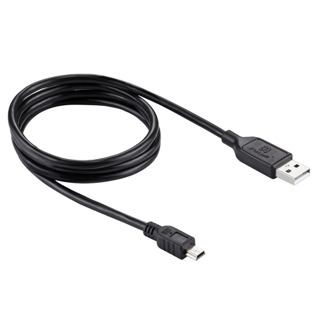 Factory Wholesale 1m Mini 5pin USB Sync Data Charging Cable for Canon EOS 50D / 60D / 70D / 5D2 / 5D3