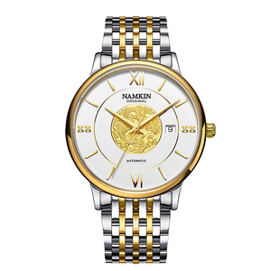 Montre automatique exclusive pour homme personnalisée de 42 mm, en acier inoxydable 316L, montre-bracelet mécanique haut de gamme avec résistance à l'eau 5 ATM - Product Image 1