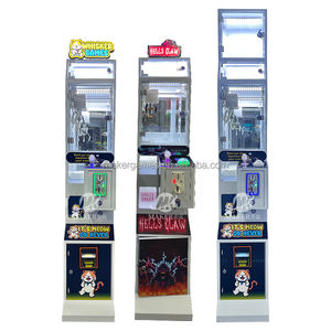 Maker Metalen Kast <span class=keywords><strong>Mega</strong></span> Mini Klauw Kraan Machine Kinderen Favoriete Speelgoed Capsules Automaat Factuur Acceptatietoken - Product Image 6