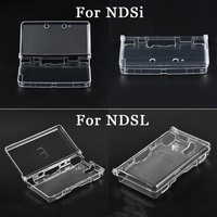 Coque NSLikey pour console Nintendo DS Lite NDSL, coque de protection rigide transparente en cristal