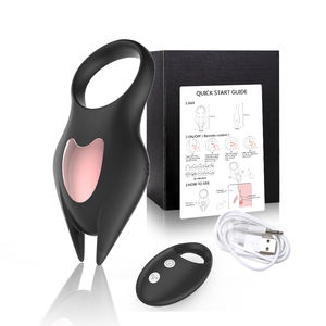 Best Verkopende Producten 10 Krachtige Zwarte Vibrerende Kok Ringen Masturbator Voor Man - Product Image 6