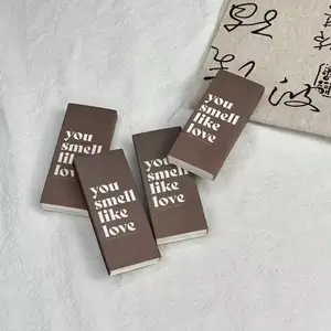 Advanced Customized Brown Box Matches Customized Logo Matches Letter Logo Printed Aromatherapy Candle Colored Safety Matches