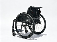 Fauteuil roulant manuel en fibre de carbone ultra-léger de 11 kg pour les personnes handicapées, avec un design confortable