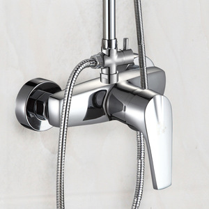 ฝักบัวอาบน้ำ Tongmingjia แบบฝักบัวเรนชาวเวอร์ 3.5-4.9 แกลลอนต่อนาที วาล์วเซรามิก หัวฝักบัวทรงกลม ชุดฝักบัว - Product Image 5