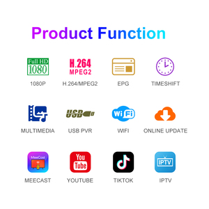 Décodeur <span class=keywords><strong>TV</strong></span> numérique HD MeeCast DVB-T2 avec H.264 1080p WiFi, <span class=keywords><strong>TV</strong></span> <span class=keywords><strong>IP</strong></span> Free-to-Air, prise en charge multilingue Dvbt2 - Product Image 3