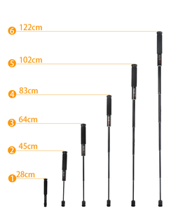 Monopode de caméra durable en alliage d'aluminium réglable BEXIN P256A avec <span class=keywords><strong>pied</strong></span> en caoutchouc amovible pour caméra DLSR - Product Image 3