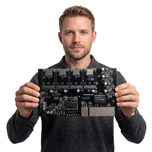 แผงวงจรพิมพ์ PCBA 4 ชั้น FR-4 1 Gbps 4 พอร์ต สำหรับเราเตอร์ OEM - Product Image 2