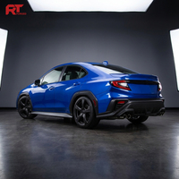 Jantes forgées personnalisées de 18, 19 et 20 pouces, 5x114.3, noires, 5 branches, légères, pour Subaru WRX STI, Nissan, Toyota, voitures de performance JDM