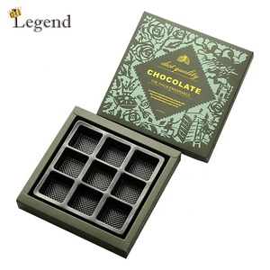 Luxury Custom Logo Gold Foil Square Shape 6pcs 9pcs 12 Pcs 16pcs <strong>Chocolates</strong> Candy Packaging <strong>Fancy</strong> Paper Box for <strong>Chocolate</strong> - Product Image 5