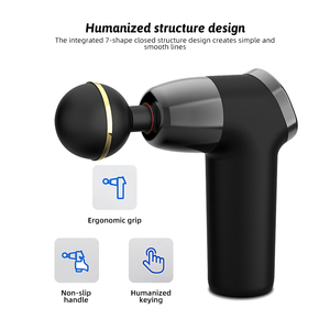 Pistola eléctrica de mano Manual, cojín de cuerpo completo, masajeador, herramienta de plástico, tejido muscular profundo, Fascia, máquina vibradora, cara Manual - Product Image 4