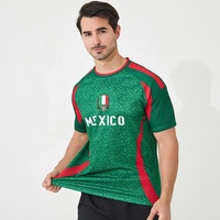 Le dernier maillot de football original du Mexique, Coupe d'Amérique, manches courtes, Camiseta De Football, vente en gros, respirant, vêtements de football mexicains