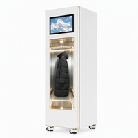 Machine de soin des vêtements grande capacité, armoire de stérilisation UV pour vêtements, pour hôtels, appartements, utilisation en libre-service sans personnel