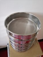 Prix d'ensemble de tamis d'essai de sol de maille de tamis d'essai de laboratoire d'acier inoxydable