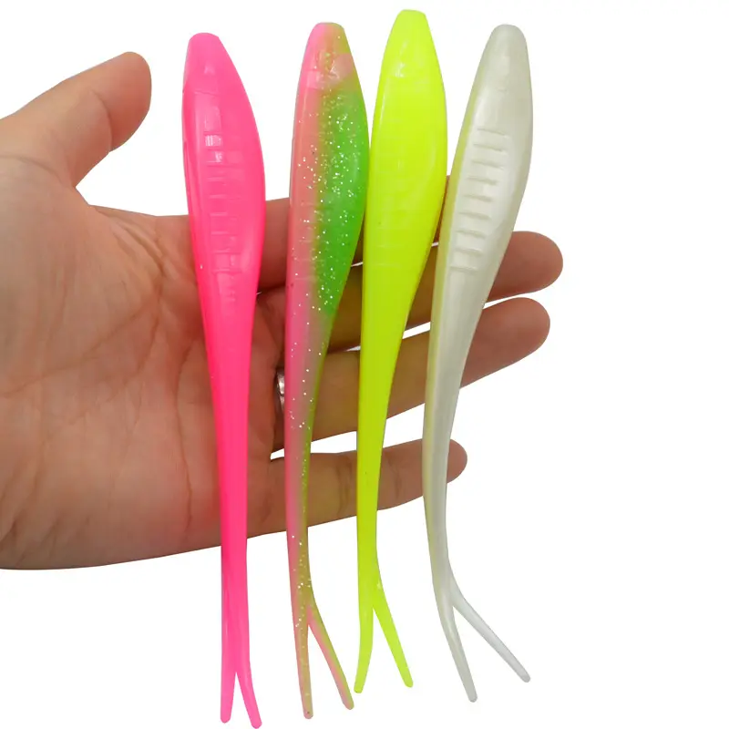 Best Sale 3Pcs/Bag Forked Tail Soft Plastic Bait 170mm 15.5g Lure Fishing Fishing Worm Lure Plastic Lure