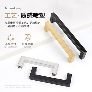 Stainless Steel Furniture Handle Bar Minimalist Cabinet Drawer Wardrobe Door Hardware Antirust Polished Metal Pull - Product Image 2