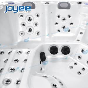 Jeanjoyee — baignoire chaude d'extérieur pour 6 personnes, baignoire d'extérieur, spa automatique, avec éclairage, romantique - Product Image 3