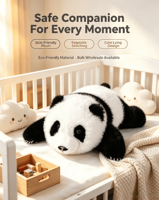 Peluche IA, Panda intelligent PaPa avec interaction tactile et sonore, compagnon en peluche rechargeable USB-C pour enfants