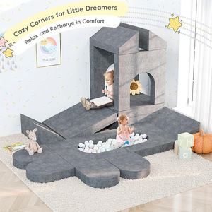 Ensemble de jeu éducatif modulaire en blocs souples pour enfants, canapé arbre, pour usage intérieur, à partir de 3 ans - Product Image 1