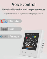 Thermostat intelligent Tuya WiFi avec écran tactile LCD, contrôle de chauffage pour chaudière à eau/gaz 3A |   Chauffage électronique 16A