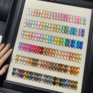 AILANUO 123 Color Sequence Cat Eye Series Gel Nails, Gel Magnético Efecto Ojo de Gato, Gel UV Profesional para Uñas - Product Image 1