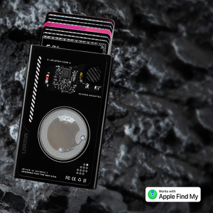 Thumbs-up lorzor Ví <span class=keywords><strong>Pro</strong></span> NFC theo dõi truy cập nhanh Pop Up chủ thẻ Apple findmy người đàn ông siêu mỏng tối giản nhôm Ví - Product Image 3