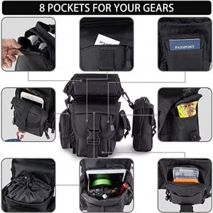 Sac de cuisse avec pochette pour bouteille d'eau, échantillon gratuit, pour homme et femme, sac décontracté pour la pêche, la randonnée, le vélo, la chasse, le camping - Product Image 6