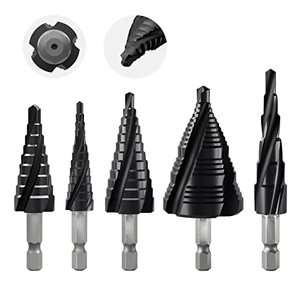 Prezioso M35 HSS quattro flauto a spirale cobalto punta da trapano <span class=keywords><strong>Pro</strong></span> <span class=keywords><strong>Max</strong></span> Set con 3/16 "-7/8" 1/4 "stinco esagonale