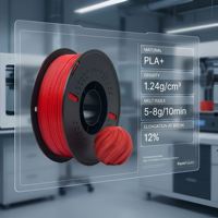 Filament PLA+ blanc de haute qualité 1,75 mm avec service de moulage compatible avec Bambu Lab pour Prusa pour imprimantes FDM