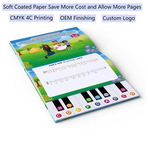 Livre sonore éducatif personnalisé pour l'apprentissage précoce des enfants avec module à membrane coloré pour chansons et comptes-rendus - Product Image 5