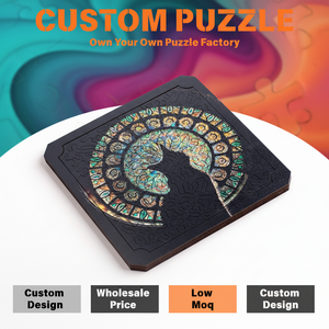 Produttori di <span class=keywords><strong>Puzzle</strong></span> Personalizzati MCX, Design Logo su <span class=keywords><strong>Puzzle</strong></span> con Cornice in Legno, Carta, Acrilico, MDF/HDF - Product Image 1