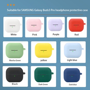 Funda de silicona para auriculares <span class=keywords><strong>Samsung</strong></span> Galaxy Buds3 Pro, funda para auriculares inalámbricos, compatible con <span class=keywords><strong>Airpods</strong></span> - Product Image 2
