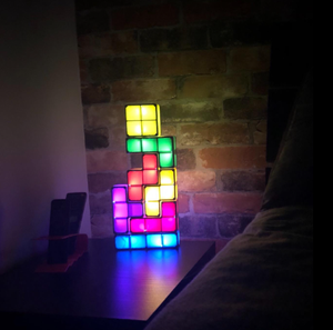 7 Chiếc Đèn Ngủ Xếp Chồng Được Đồ Chơi Xếp Hình 3D Khối Ma Thuật Đầy Màu Sắc Đèn Bàn Tangram Cảm Ứng Mới Lạ Tự Làm Quà Tặng Giáng Sinh Cho Trẻ Em - Product Image 5